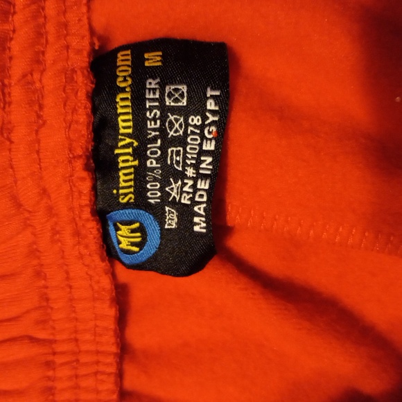Womens Simply mm love Sweatpants red drawstring medium pockets - Picture 6 of 6
